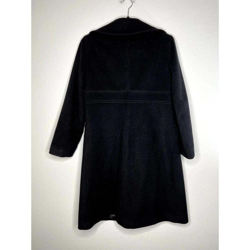 Michael‎ Kors Womens Black Wool Blend Peacoat Coat Size M
